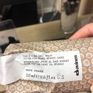 Davines texture spray sea salt texturizer